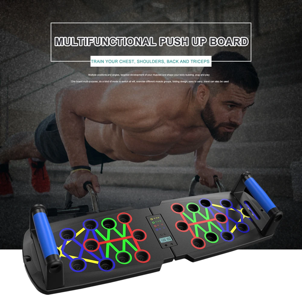 22/30 Folding Modes Push-Up Board Home Push Up Exercise Abdominal Muscle Enhancement Chest Training Sport Fitness Equipment