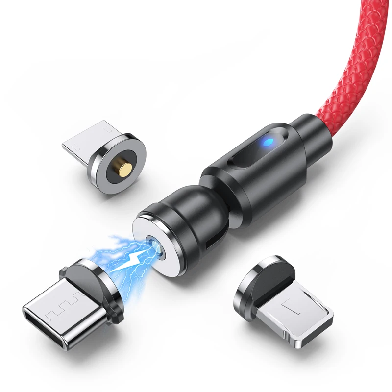 Cavo di ricarica magnetico con rotazione a 540 gradi | FindTheDeal