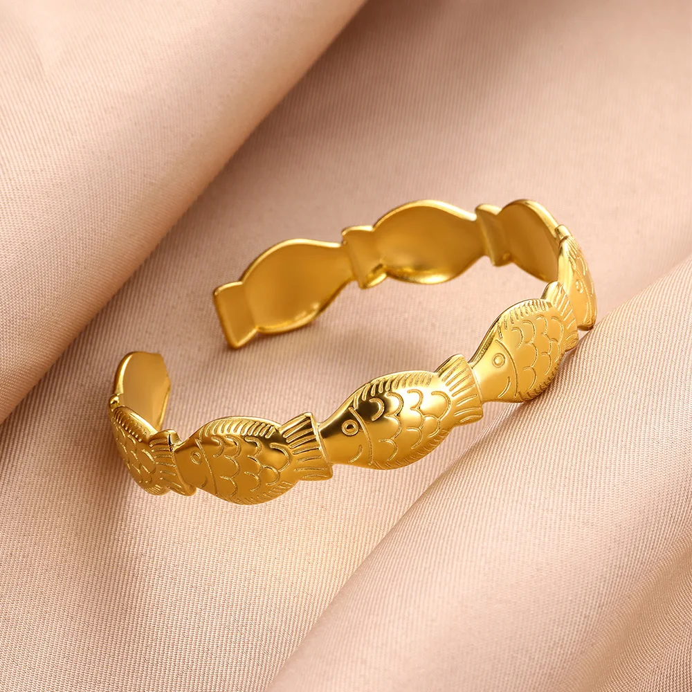 Goldfish Stainless Steel Bangle For Women