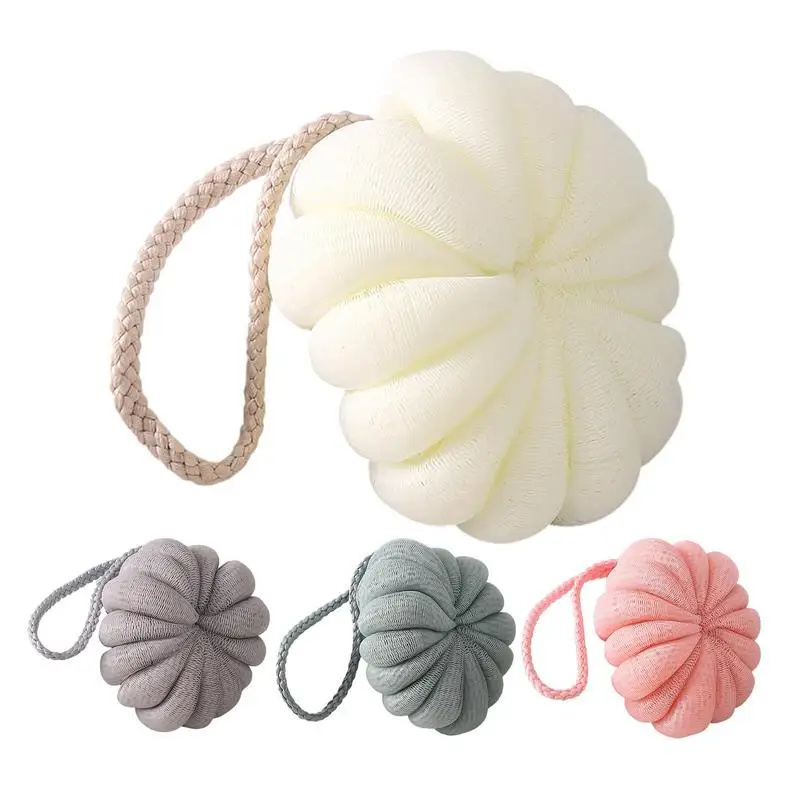 

Bath Ball Scrubber Portable Mesh Shower Wash Sponge Body Cleaning Brush Dust Remover Handheld Bath Tool Bathroom Accessories