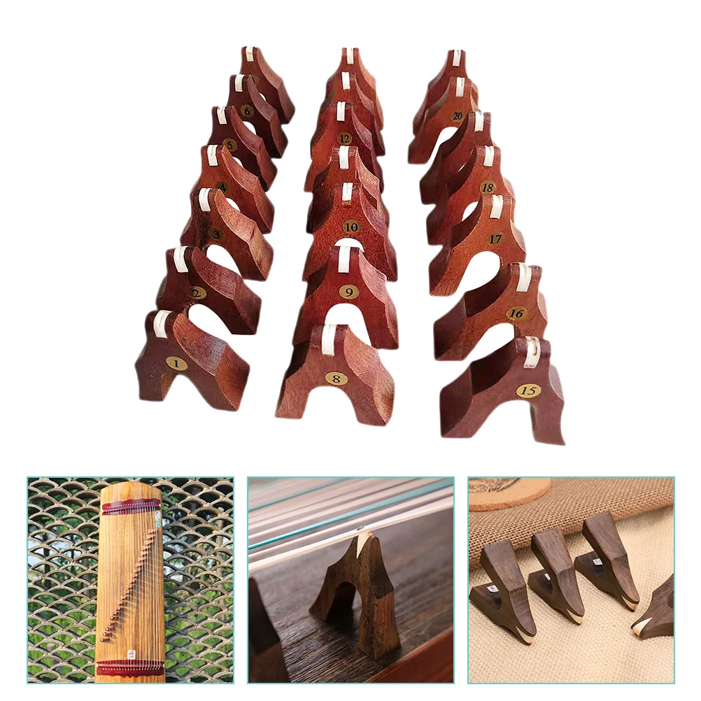 

21 Pcs Guzheng Code Chinese Instrument Parts Musical Instruments Professional Bridges Simple