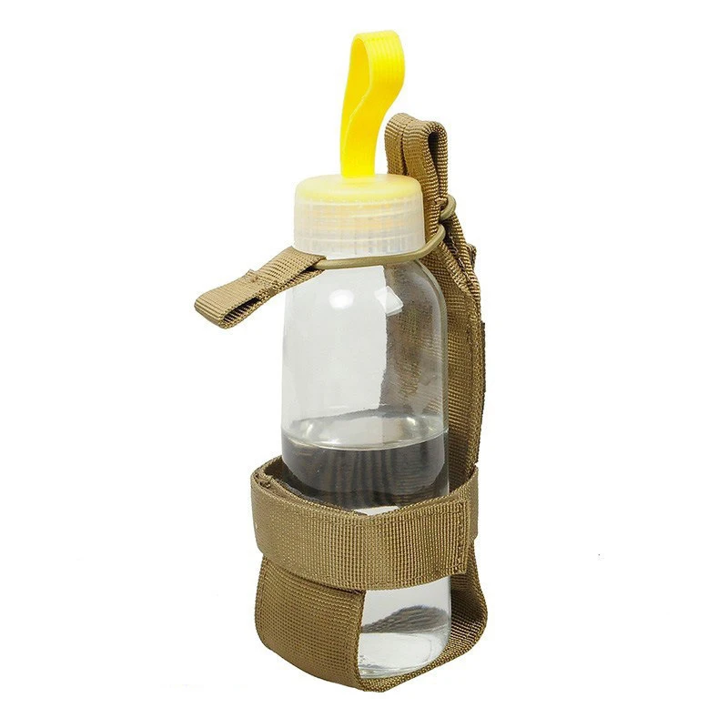 1Pc Multi Use Nylon Webbing For Outdoor Use Sports Kettle Cover Hidden Folding Water Bottle Bag