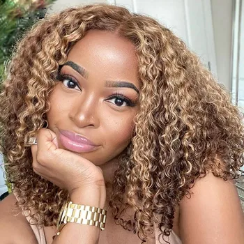 Pelucas Afro Rubias Mujer