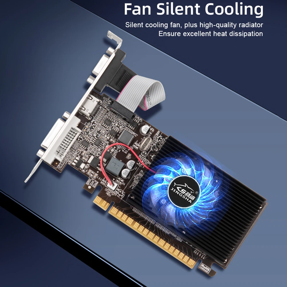 ǻ ũž ӿ  ī, HD VGA DVI ̽ ü ׼, GT610, 810MHZ DDR3, 1GB ǻ ׷ ī