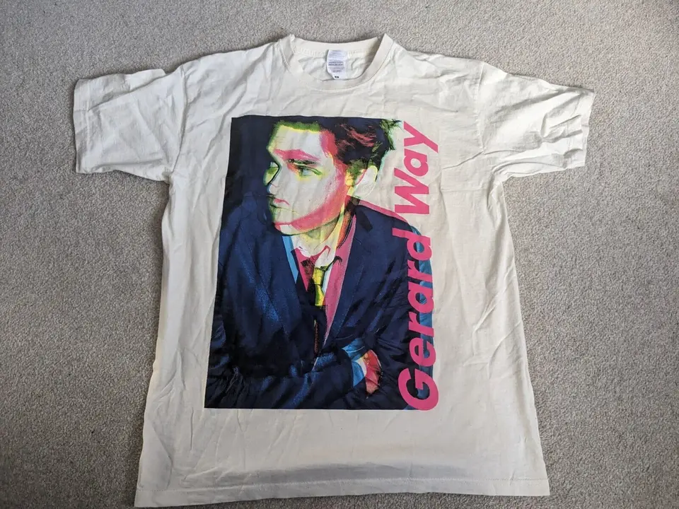 Gerard Way T Shirt Hesitant Alien Sz Medium My Chemical Romance