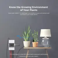 SONOFF MS01 WiFi Smart Soil Moisture Sensor With RJ9 Adapter Home Soil Hygrometer Detection Humidity For SONOFF TH Elite/Origin 2