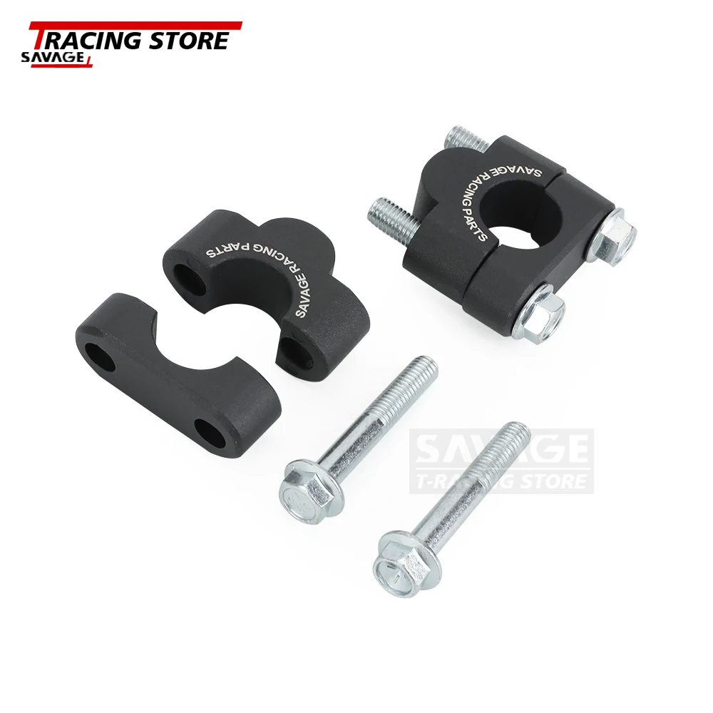 Mini Riser Handlebars Universal Motorcycle Handlebar Risers – 58mm Lift Kit For Dirt Bikes ...