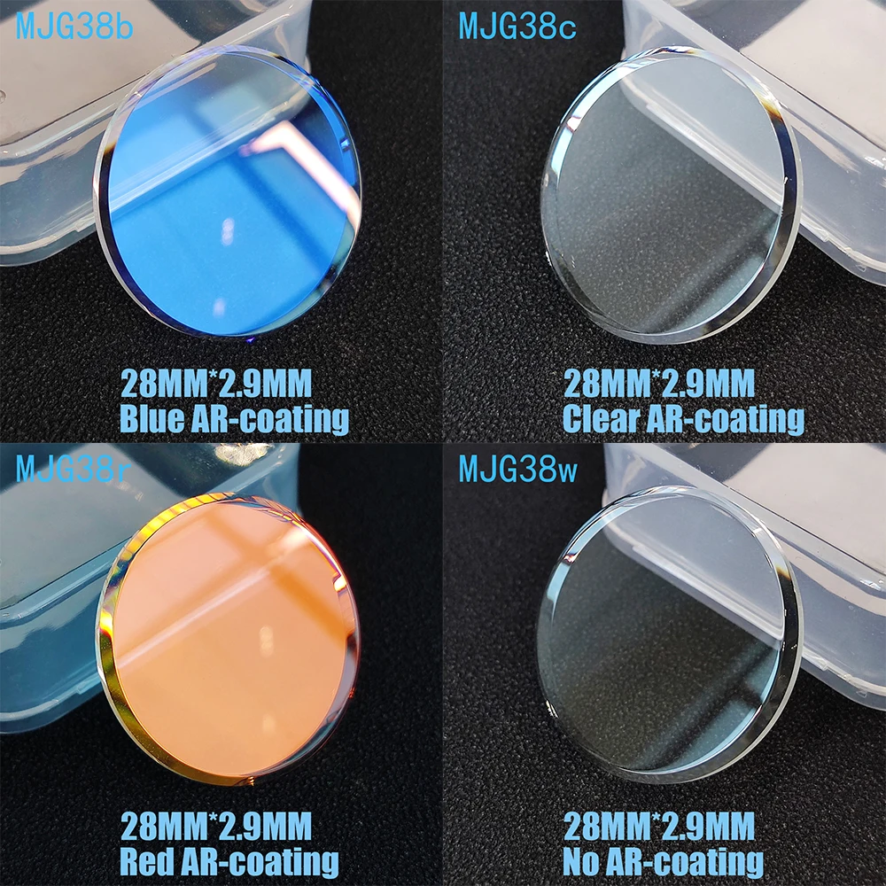

28mmx2.9mm SKX013 SKX015 Single Dome Mineral Crystal Blue/Red/Clear/No AR Coating Watch Glass Mod Parts Replacement
