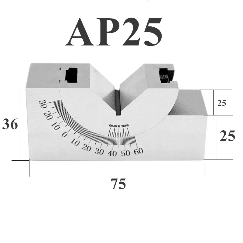 Ap-30 Precision 0-60 Degree Angle Plate,angle Block, Angle Gauge
