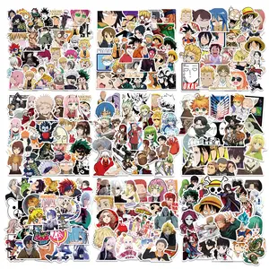 Pegatinas de dibujos animados para ordenador portátil, pegatinas de Anime  de ataque a los Titanes, NARUTO, Demon Slayer, equipaje, monopatín,  motocicleta, coche, 10/30/50 piezas - AliExpress