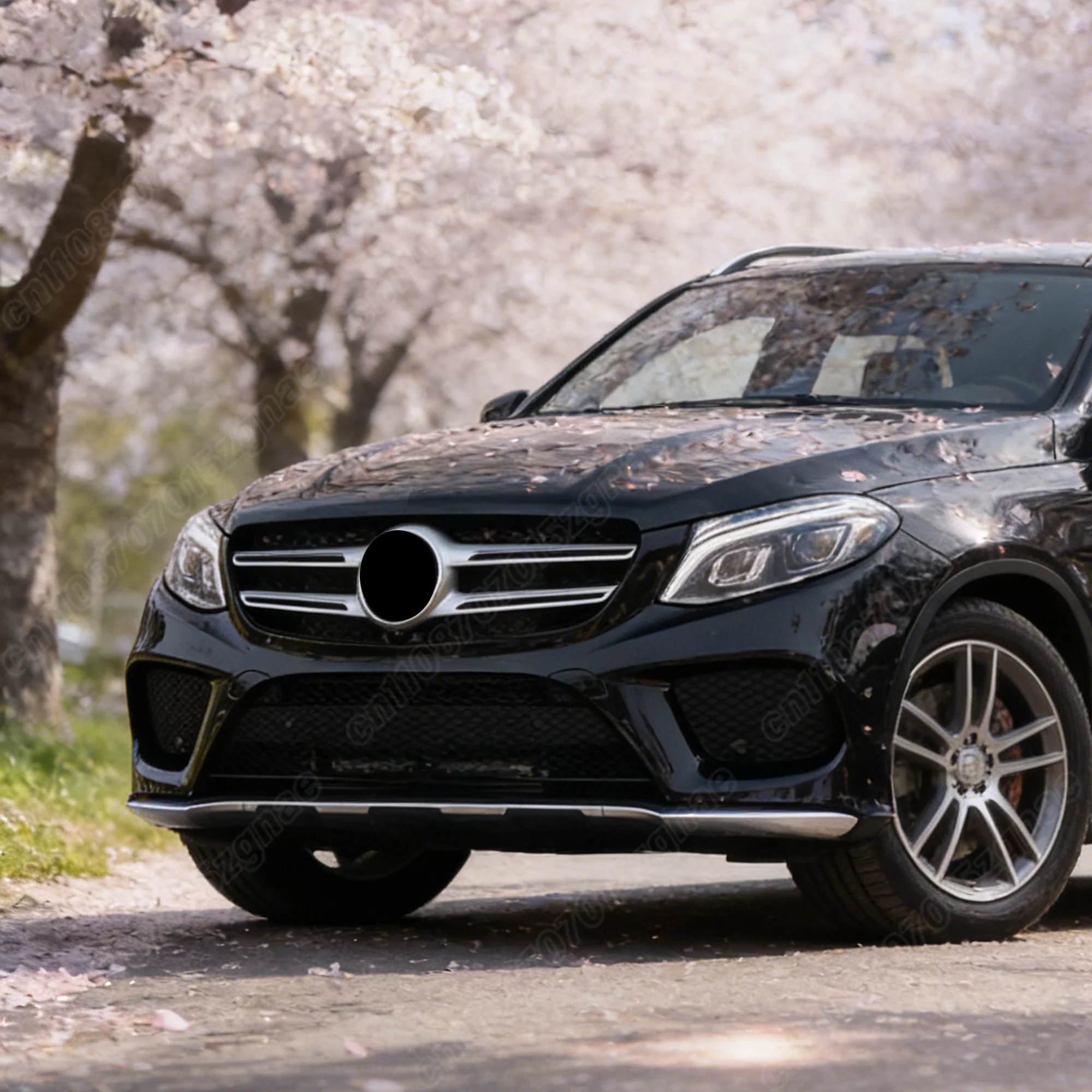 메르세데스 벤츠 W292 GLS GLE 2016 2017 2018 2019 크롬 프론트 범퍼 트림 커버 몰딩 페시아 보호 자동차 액세서리 키트
