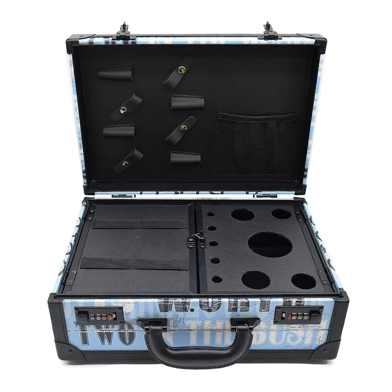 Caixa de Ferramentas Nova Barbeiro Cabeleireiro Tesoura Clipper Pente Armazenamento Case Transporte Ferramentas Barbershop Mala 4 Computers & Electronics
