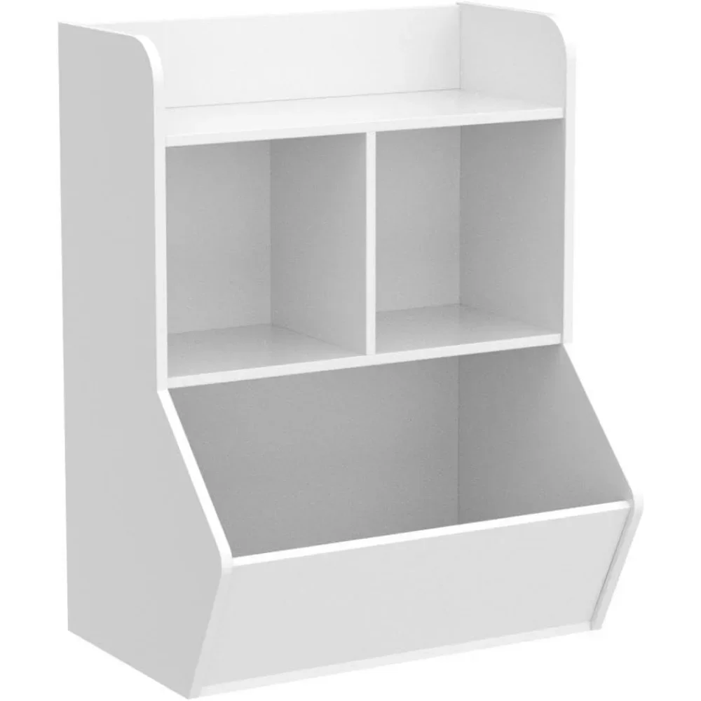 Toy Storage Organizer, 40" Kids Toy Storage Cubby with Bins,Toy Boxes and Storage for Playroom,Bedroom,Nursery School 5