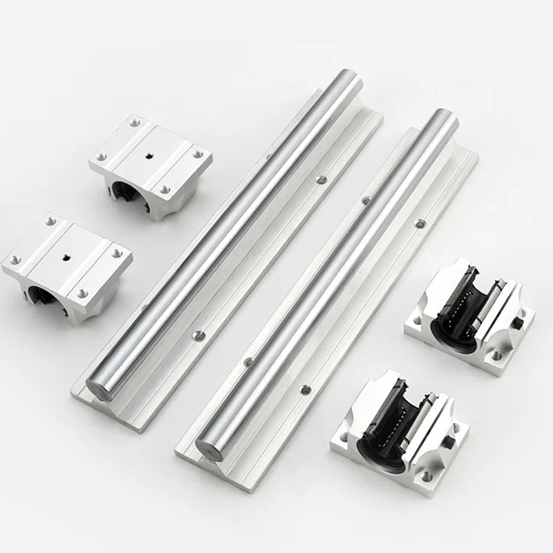 Description Picture 2 of item1pc TBR16UU TBR20UU TBR25UU TBR30UU 16mm Linear Guide Rail Opening Slider Bearing for CNC Router 3D Printer Parts Linear Rail