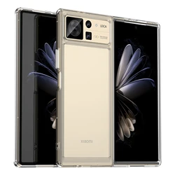 Silicone Soft Border & Hard Acrylic Back 2 - in - 1 Phone Case Cover (Clear)