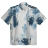 Customized Printed Men Short Sleeve Shirt Design Your Own Shirt Tie Dye Pattern Simple Luxury Button Up Shirt Tops Bamboo Cotton 4