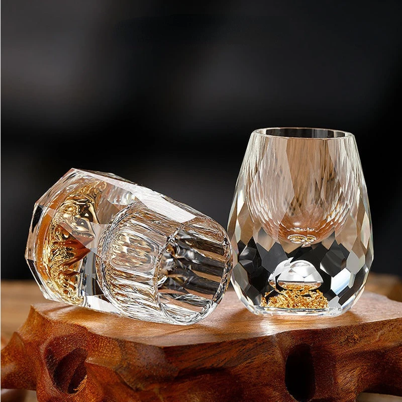 6pcs 30ml Shot Glass Set Heavy Base Clear Double Whisky Brandy Vodka Rum  Tequila Glass Cup Bar Party Wine Glasses Creative Gifts - AliExpress
