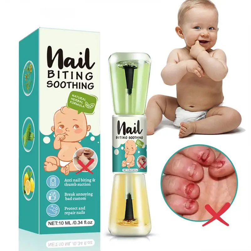 1pcs 10ml Stop Nail Biting Liquid Thumb Sucking Stop Safe Bitter Liquid Cuticle Care Supplies For Children and Adults