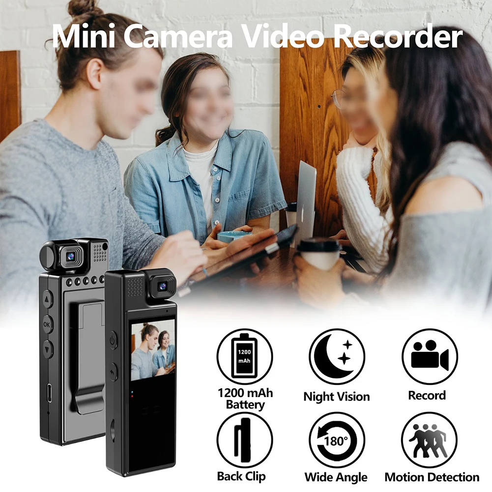 풀 HD 호환 미니 나이트 비전 카메라, 무선 마이크로 음성 DVR, 와이파이, 스포츠 DV, 흔들림 방지, 자전거 드라이버 녹음기, 1080P