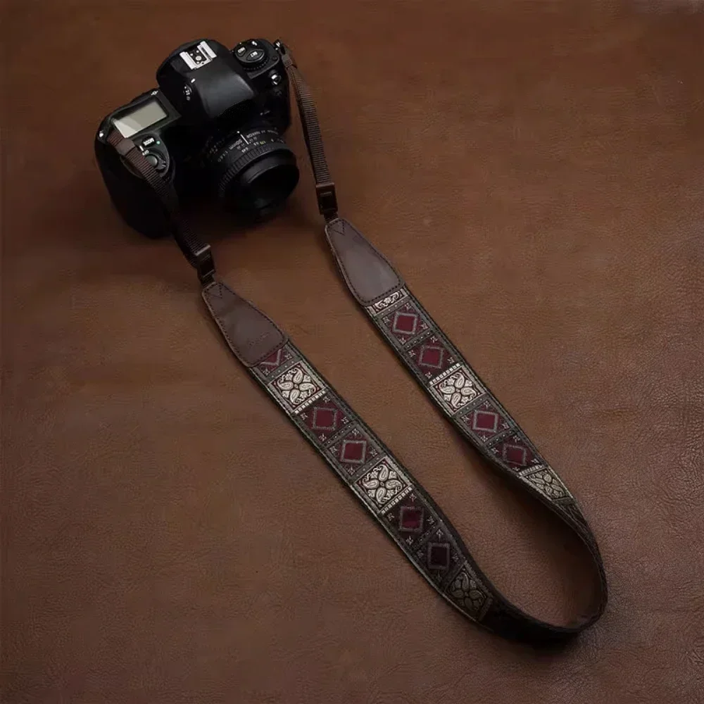 Cross Body Adjustable Neck Universal Lanyard Camera Neck Shoulder Strap Belt For SLR DSLR Camera