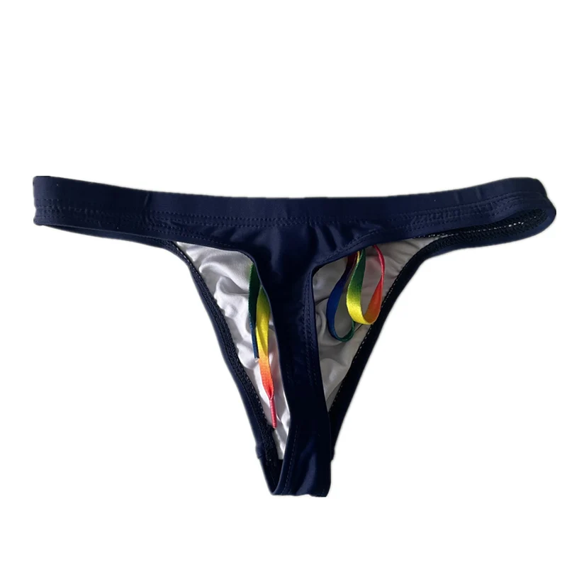 Man Swim Thong Swimwear Mens Swim Briefs Micro Mini Bikini Swimsuit Swimming Trunks Beach Shorts Sexy Gay Bathing Suit Seobean - 2