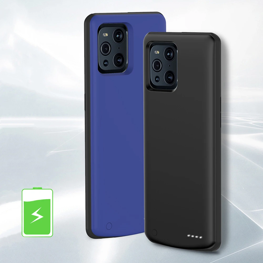 Portable Charger Cover For OPPO Find X3 Pro Battery Cases 6800mAh Extrenal Battery Power Bank Cover For Find X3 Charging Case