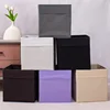 Amazon Non-Woven Fabric Foldable Storage Box Household Organizer For Clothes Toys Miscellaneous Items Large Capacity 35L 1