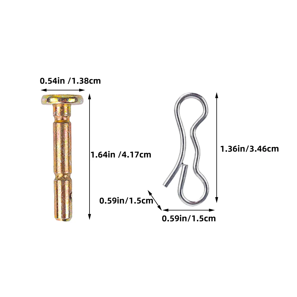 12Pcs Shear Pins Snow Blower Accessories Cotter Pins Replacement Parts Stainless Steel Ice Scraper Snow Sweeper Gear Box Metal