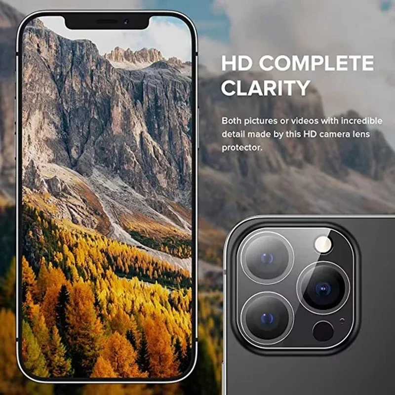 Premium Camera Lens Protector Glass - 3-Pack Ultra-Clear Protective Film