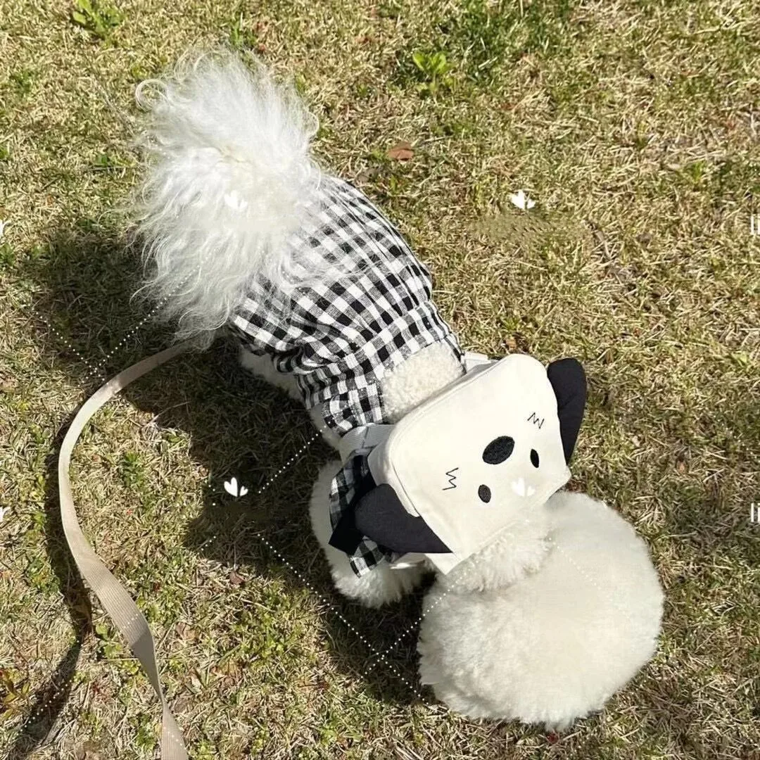 Title 6, dog Backpack for Dogs Puppy cat Bag with Harnes...