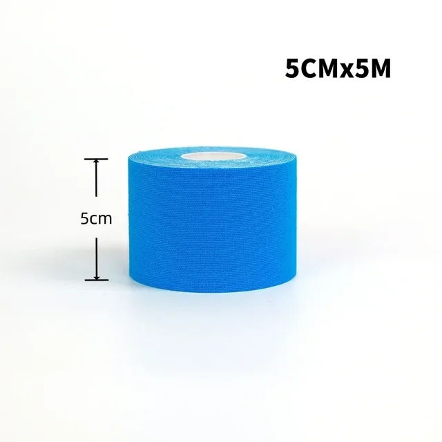 5 10 cm Sports Kinesio Tape Bandage Muscle Kinesiology Elastic Knee Pain Relief Strain Patch Athletic Recovery Stickers Fitness 6