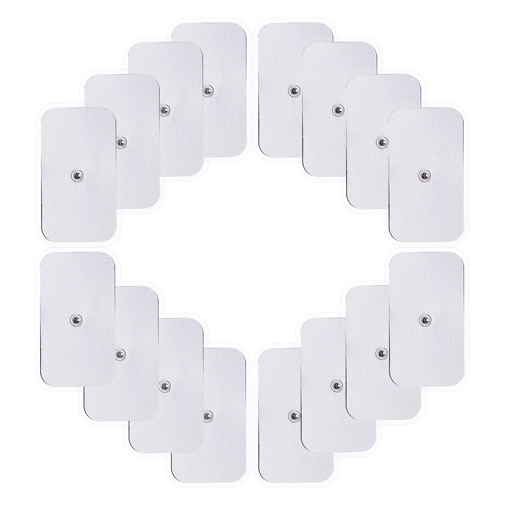 10/20PCS Silicone Gel Electrode Pads for Tens Machine Massagers Electrode Pacthes Non-woven Fabric Self Adhesive Replacement 2