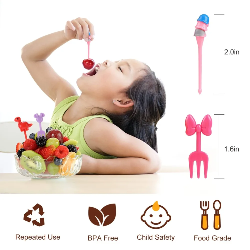 Children's Food Pick Fruit Food Toothpick Lunch Box Decorative Accessories food toothpick