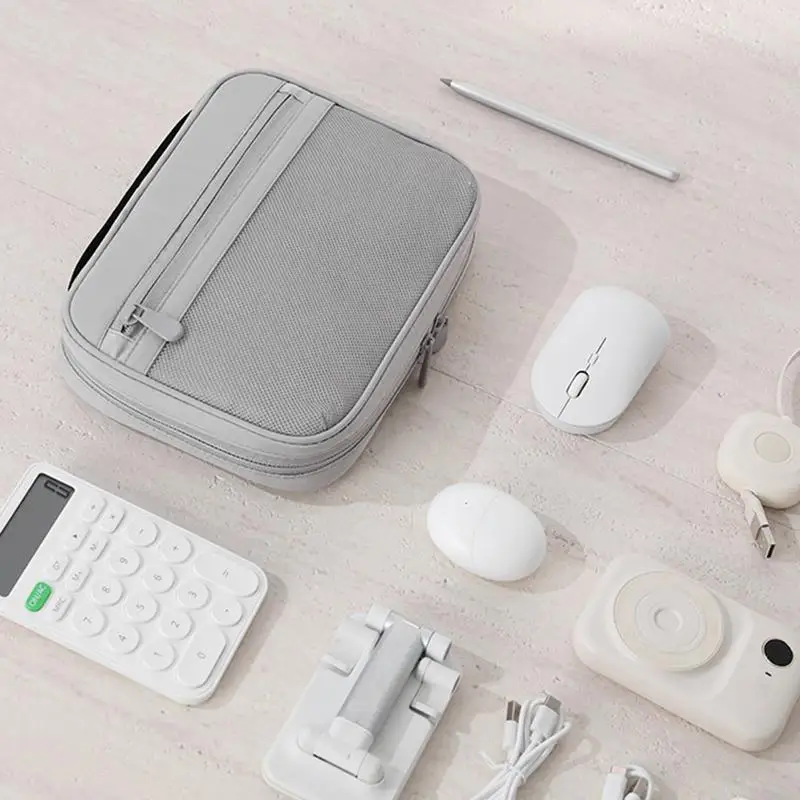 Cable Organizer Bag Dustproof Charging Cable Storage Travel Organizer Pouch Portable Storage Bag For Cord Charger Phone