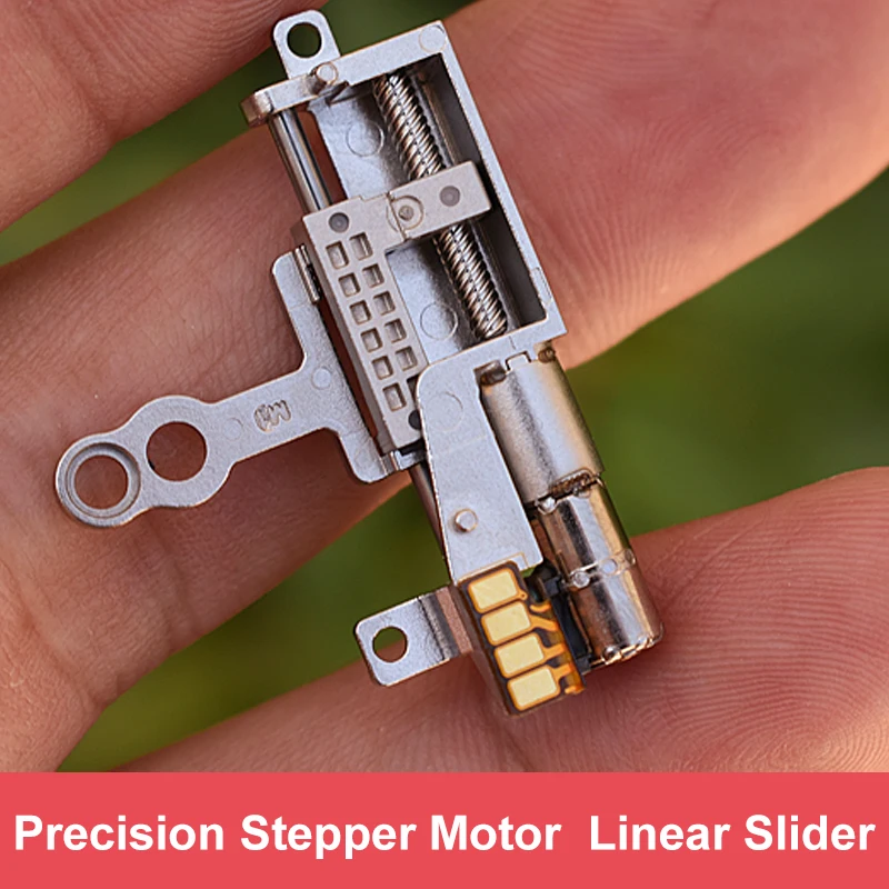 Micro Mini 5mm Precision Planetary Gearbox Gear Stepping Stepper Motor Linear Screw Metal Slider Nut Position Lifting Actuator Linear Actuator Stepper Motor