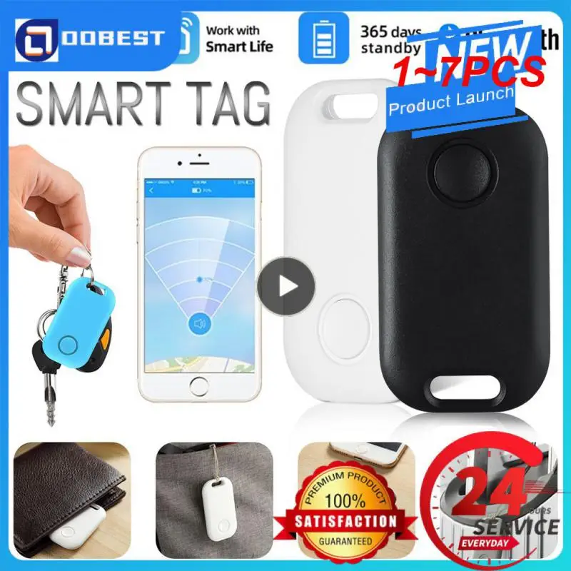 

1~7PCS CozyLife Bluetooth GPS Locator Smart Tracker Anti-lost Device Mini Finder Works With AirTag Find My APP Global
