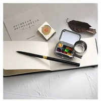 Mini Portable Paint Box Watercolor Paint Dispenser Set Travel Watercolour Paint Set 10/16 Grids Watercolor Palette Empty Box 2