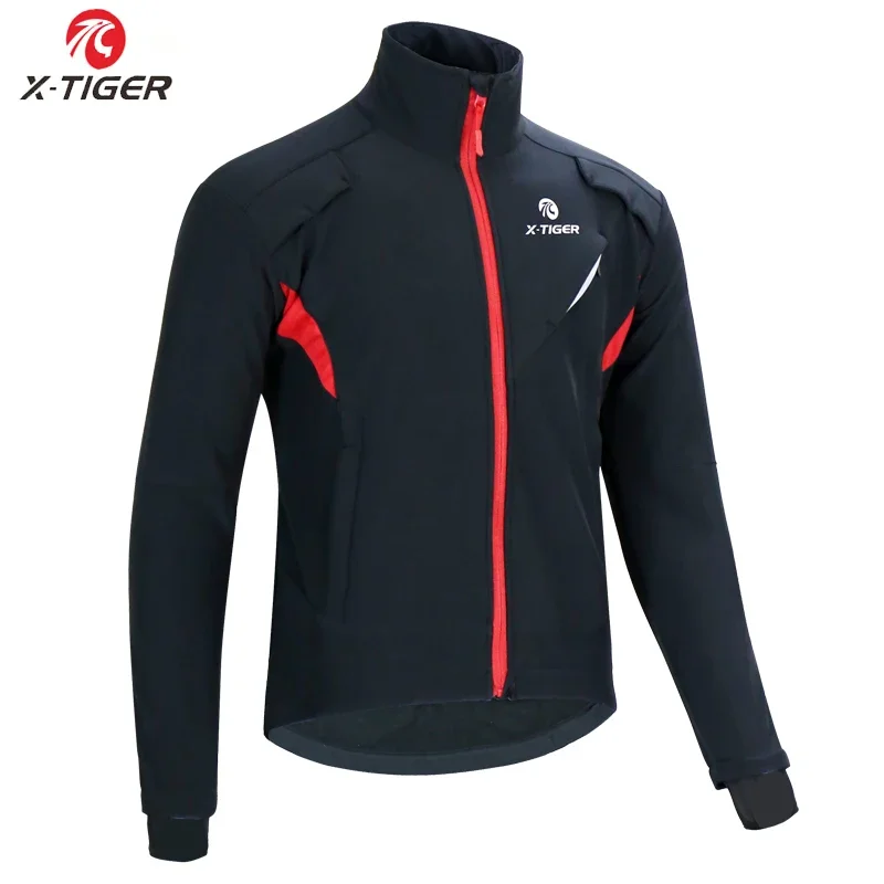 Winter Fleece Thermal Cycling Jacket Coat Windproof Bicycle Clothing Autumn Outdoors Sport Cycling Camping Hiking Jacket