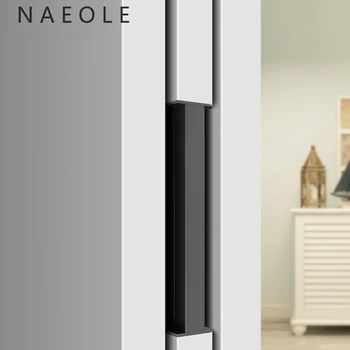 ประตูบานเลื่อนสําหรับงานหนักขยายจับแขวนประตูบานเลื่อนหัวเข็มขัดมือไม้ประตูอินไลน์กระเป๋าจับ 1