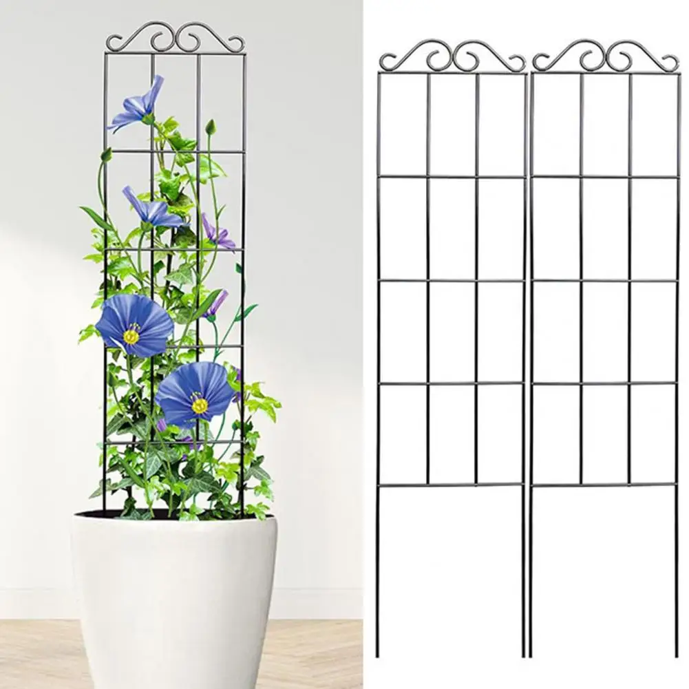 

Metal Plant Climbing Frame Metal Garden Trellis for Climbing Plants Easy Install Plant Support Stand Reusable Outdoor for Potted