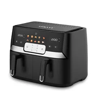 10L Air Fryer  2 Independent Nonstick Frying Baskets Dual Zone Air Fryers Oilless Cooker  Roast Broil DehydrateAir Fryer 2