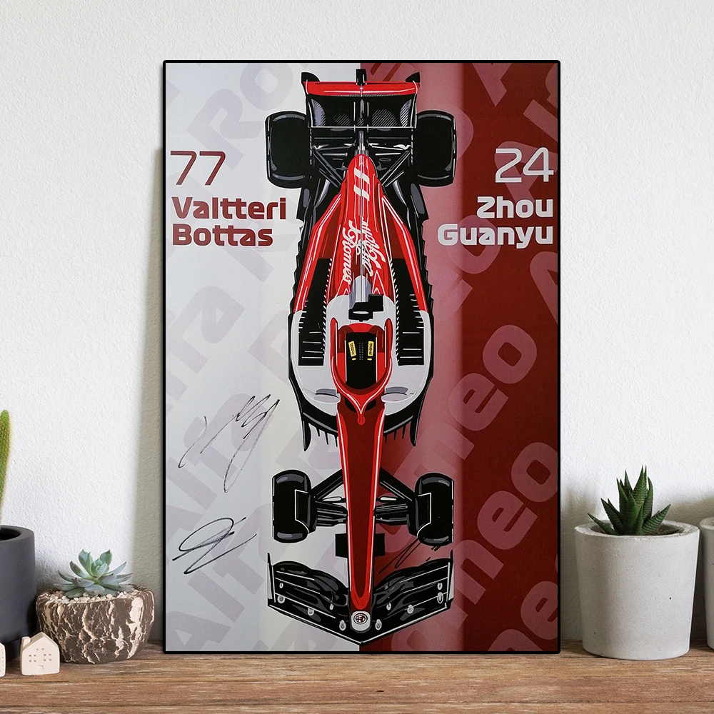 

Formula Motorsport Poster And Print Luxury Racing Graffiti Canvas Painting Modern Sports Car Wall Art Living Room Home Decor