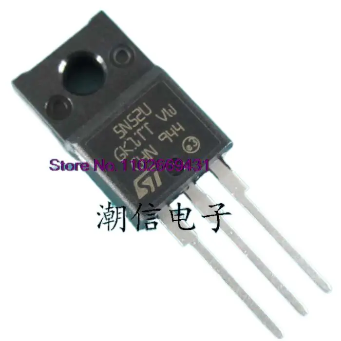 

5PCS/LOT 5N52U STF5N52U 4.4A 525V Original, in stock. Power IC