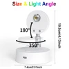 Wireless RGB Remote Spotlight Rechargeable Accent Lights LED Puck Lights Dimmable Timer Wall Lamp Uplight Angle Artwork Lighting 2