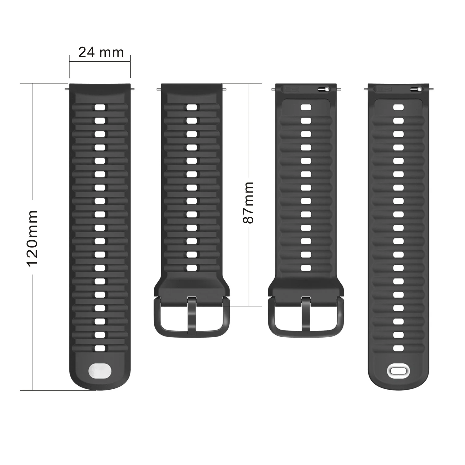 Silicone Soft Sport Watch Strap – NoMad Collection