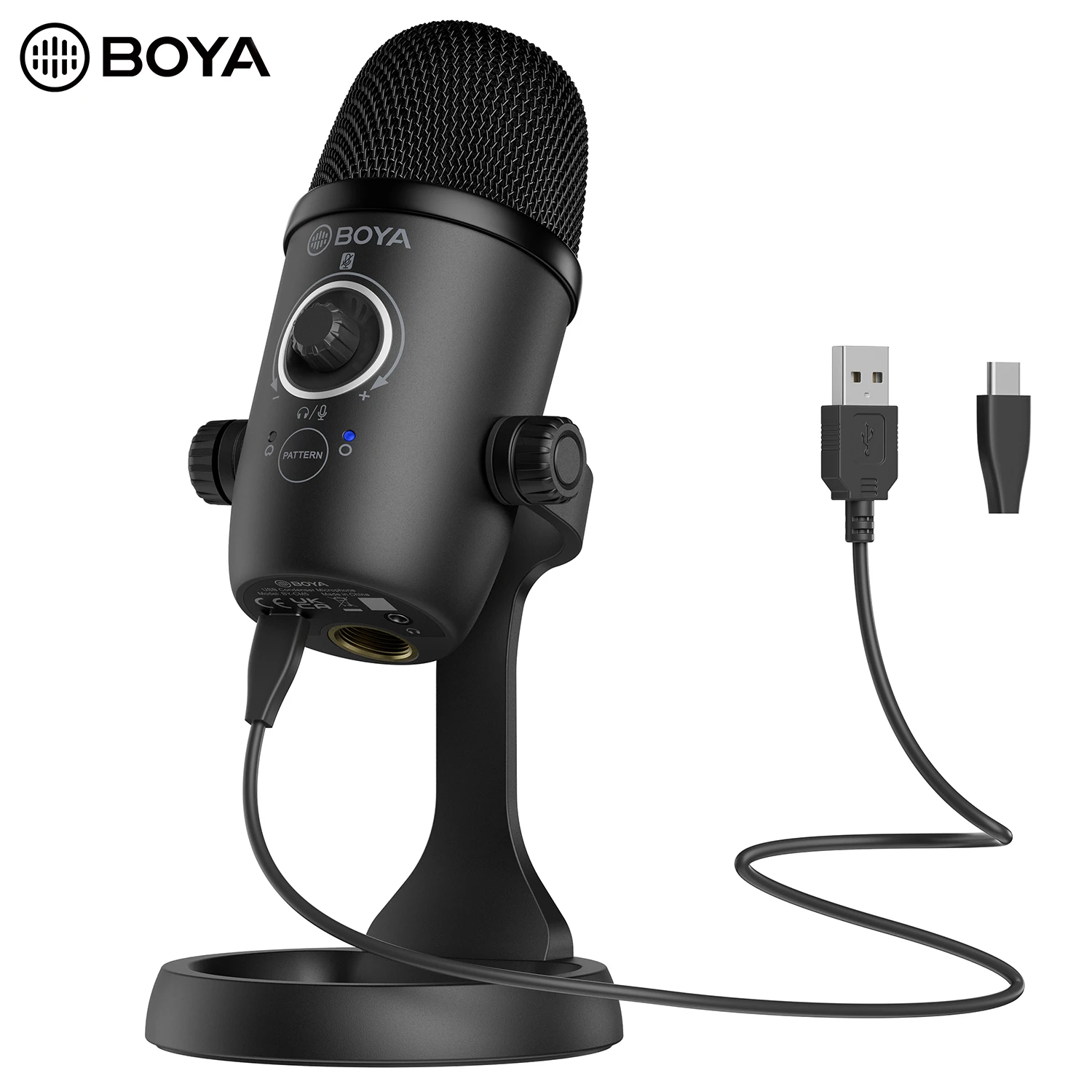Boya Bycm5 Professional Condenser Desktop Usb Microphone Mic For Pc