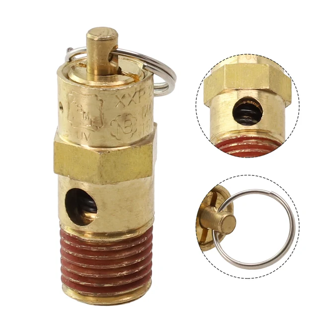 Pop Off Valvola Valvola Di Sicurezza Per Compressore D'aria, 1/4 NPT 135 PSI, Per Serbatoi &ndash; Pop-off Per Pressione Pop Off Serbatoio 1 4 NPT