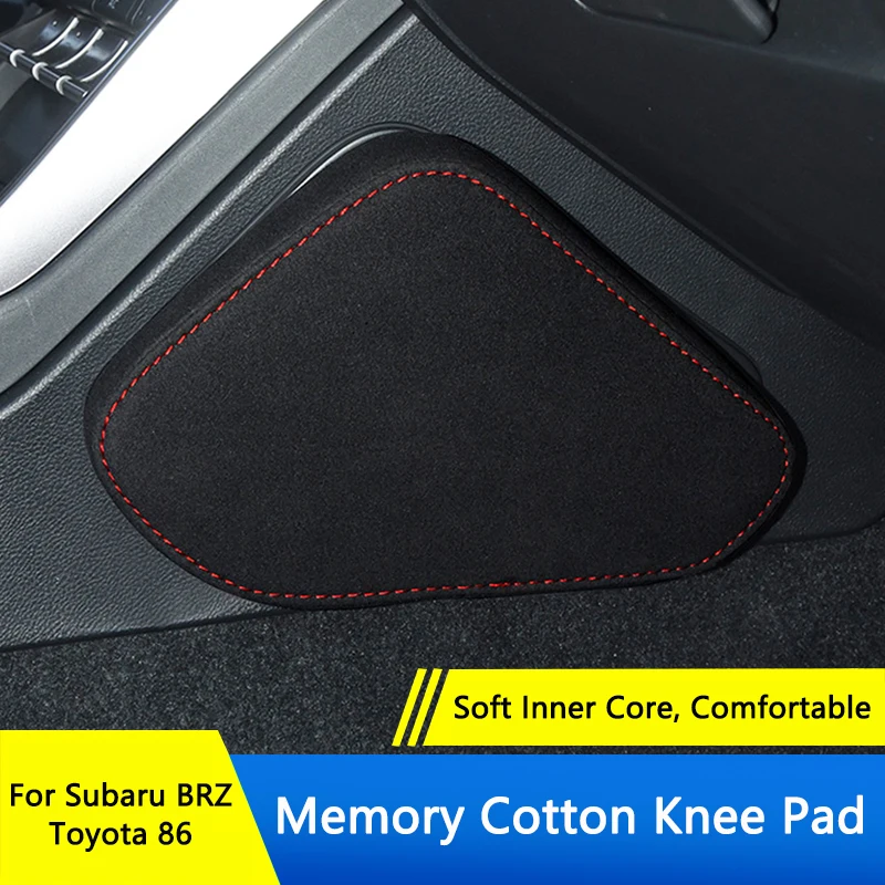 TAJIAN Car Modified Memory Cotton Knee Pad For Subaru BRZ/Toyota 86 Leg