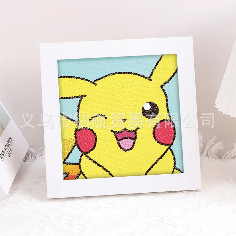 Diamond Painting Pokemon Pikachu 5D Diamond Painting Kit Cartoon Character Round Stick Diamond Embroidery Cross Stitch DIY Handmade Home Decor diamond painting