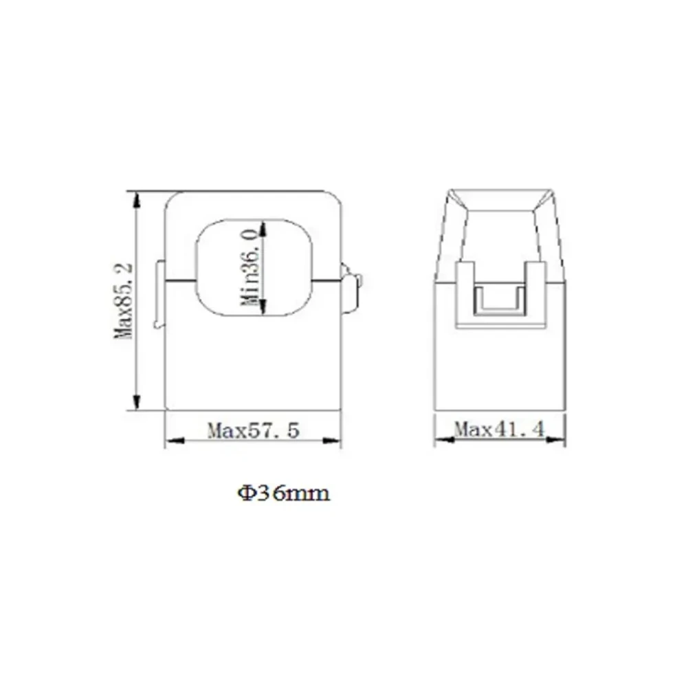 ABLU-D16TE P1 제로 수출 양방향 태양광 전문 디지털 계량기 (RS485 및 1개의 CT 포함, 최대 120A, 태양광 인버터용)